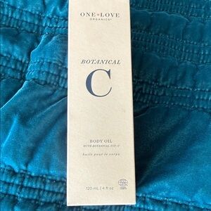 This is One Love Organics Botanical C
Body Oil. • NWT